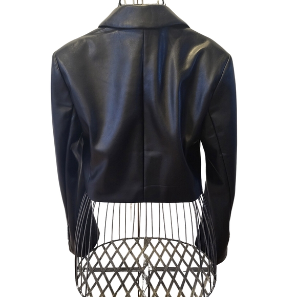 Dynamite, small black faux like leather. - Picture 3 of 8